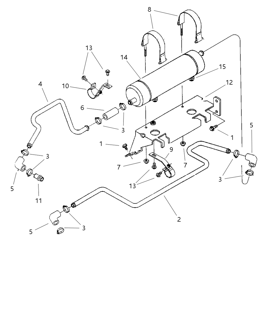 Mopar 4883987AA Brace Oil Cooler Tube