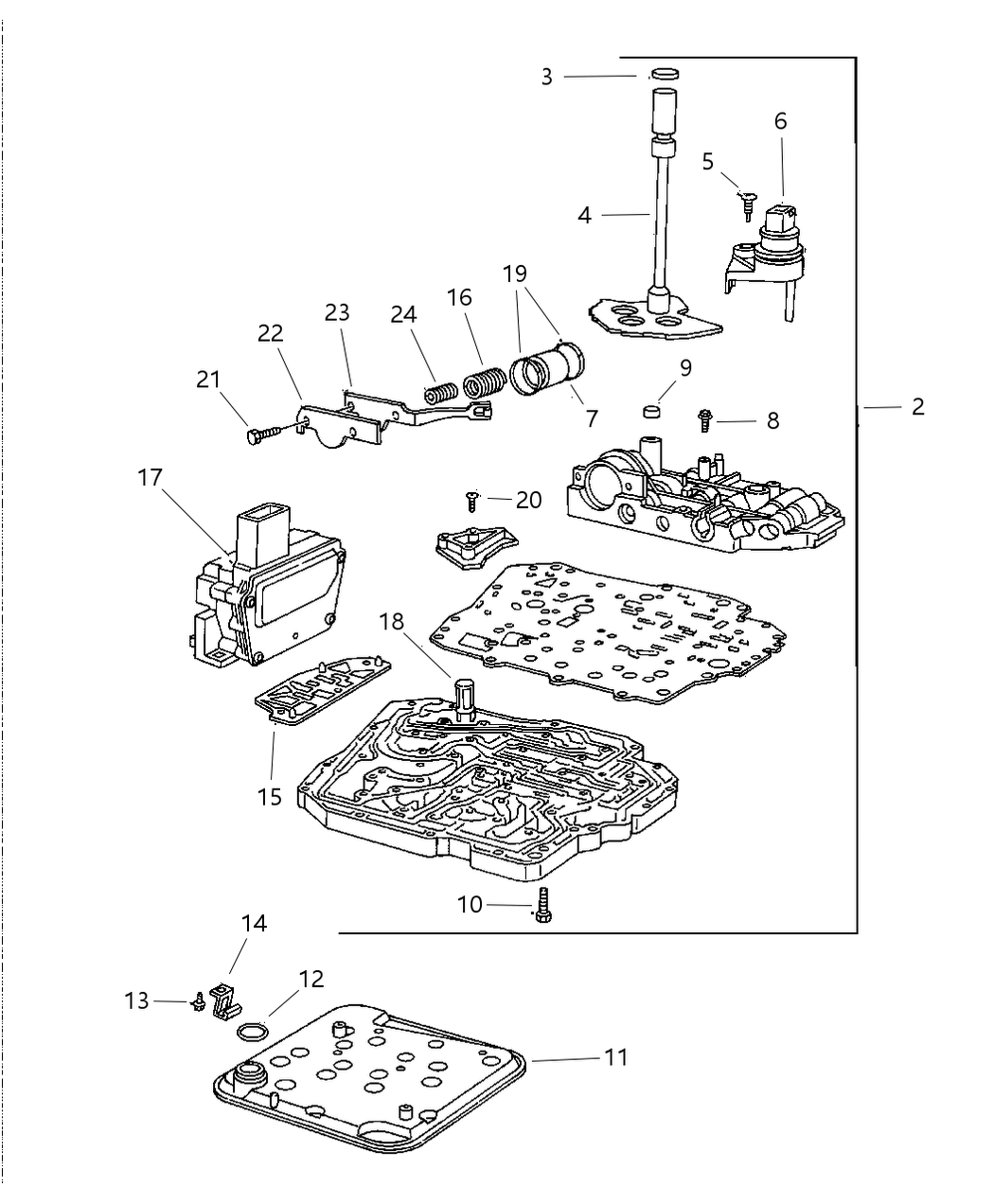 Mopar R4864780AB Valve Body