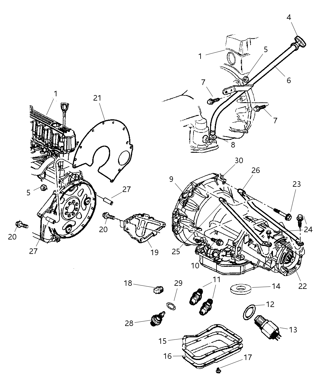 Mopar 5080604AA Seal And Gasket Package Transmission