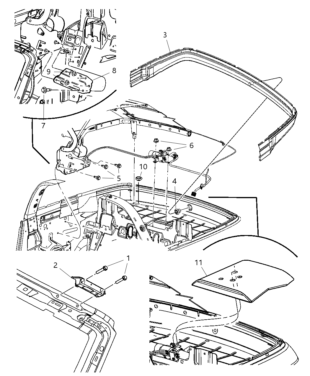 Mopar 5067523AB Bracket Reinforcement To Seat Structure