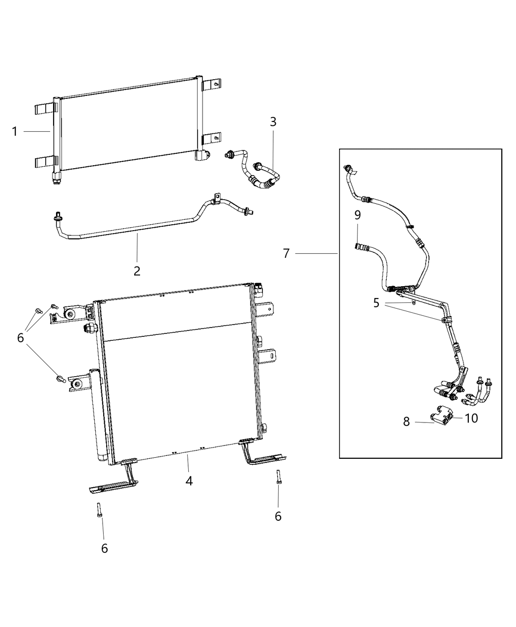 Mopar 68210908AA Fitting Quick Connect 1/2"