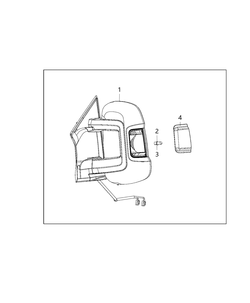 Mopar 68481823AB Wiring Jumper Mirror
