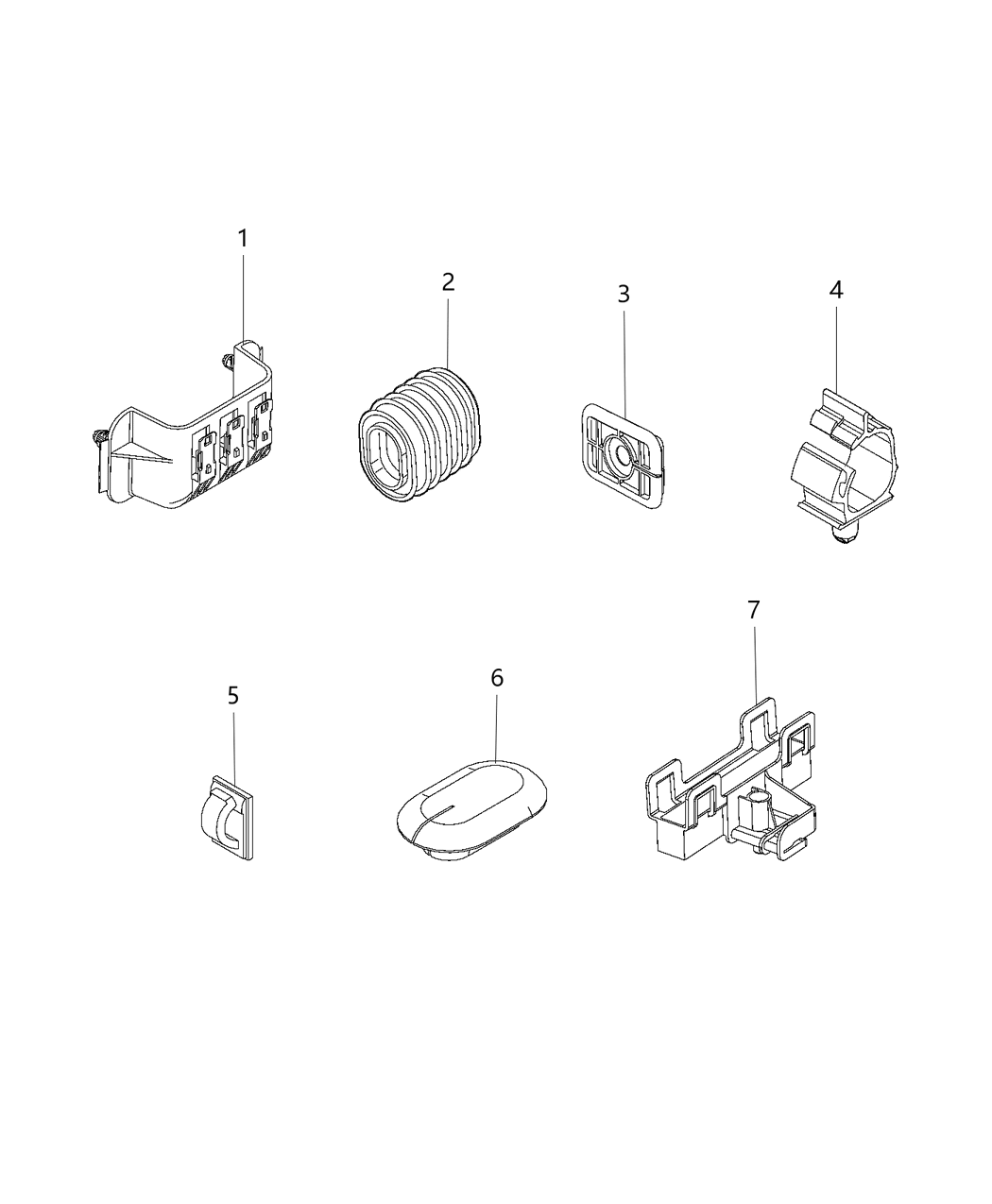 Mopar 68169383AA Bracket Cable Mounting