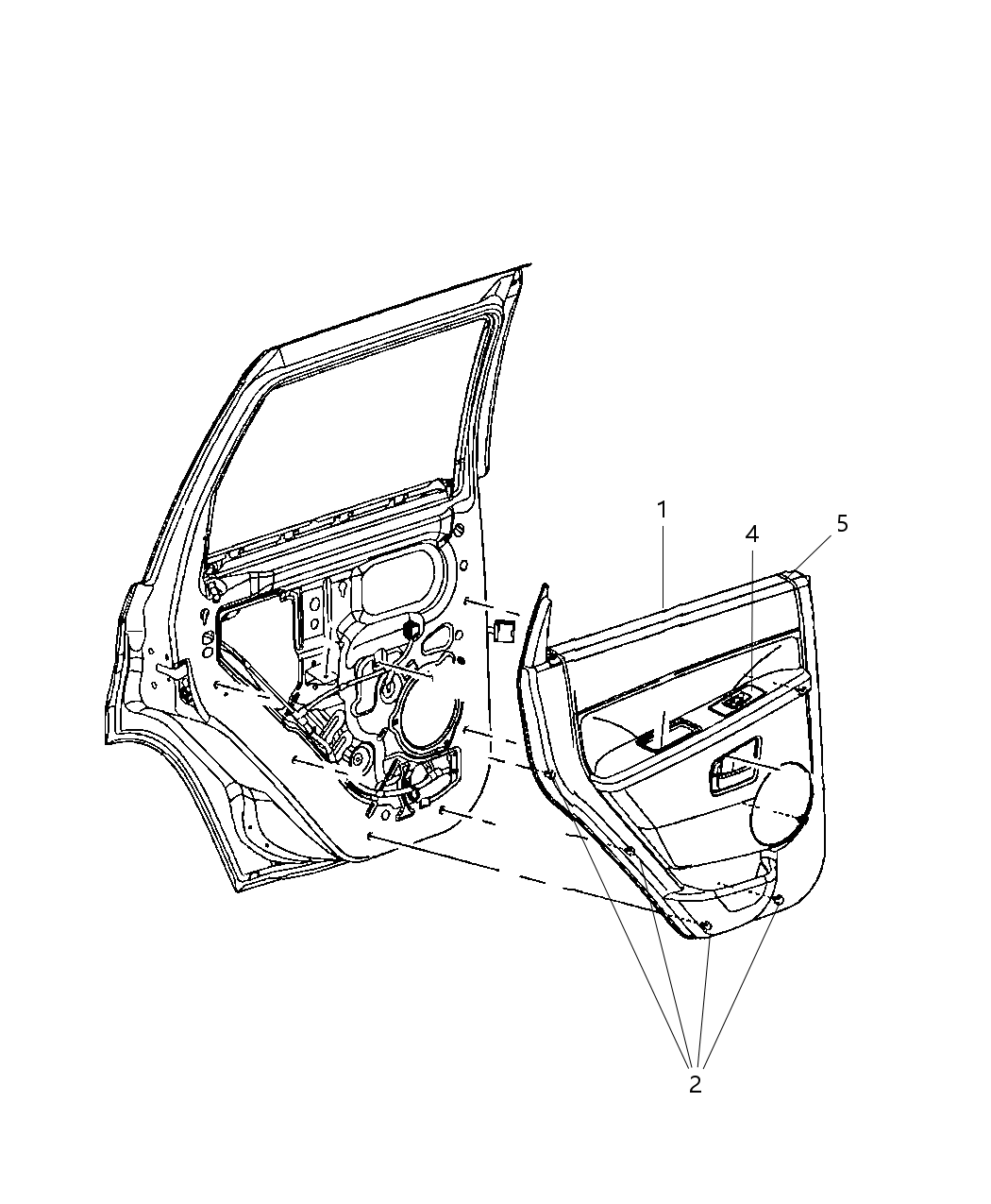Mopar 1PE79BD1AA Bezel Switch