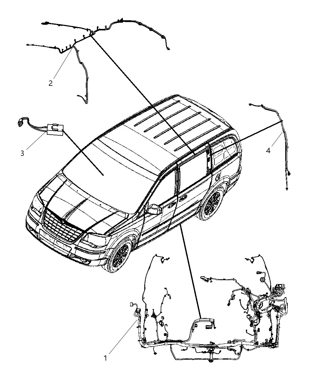 Mopar 68045058AB Wiring Unified Body