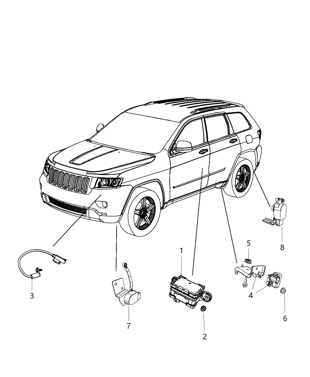 Mopar 5035099AB Sensor Active Damping