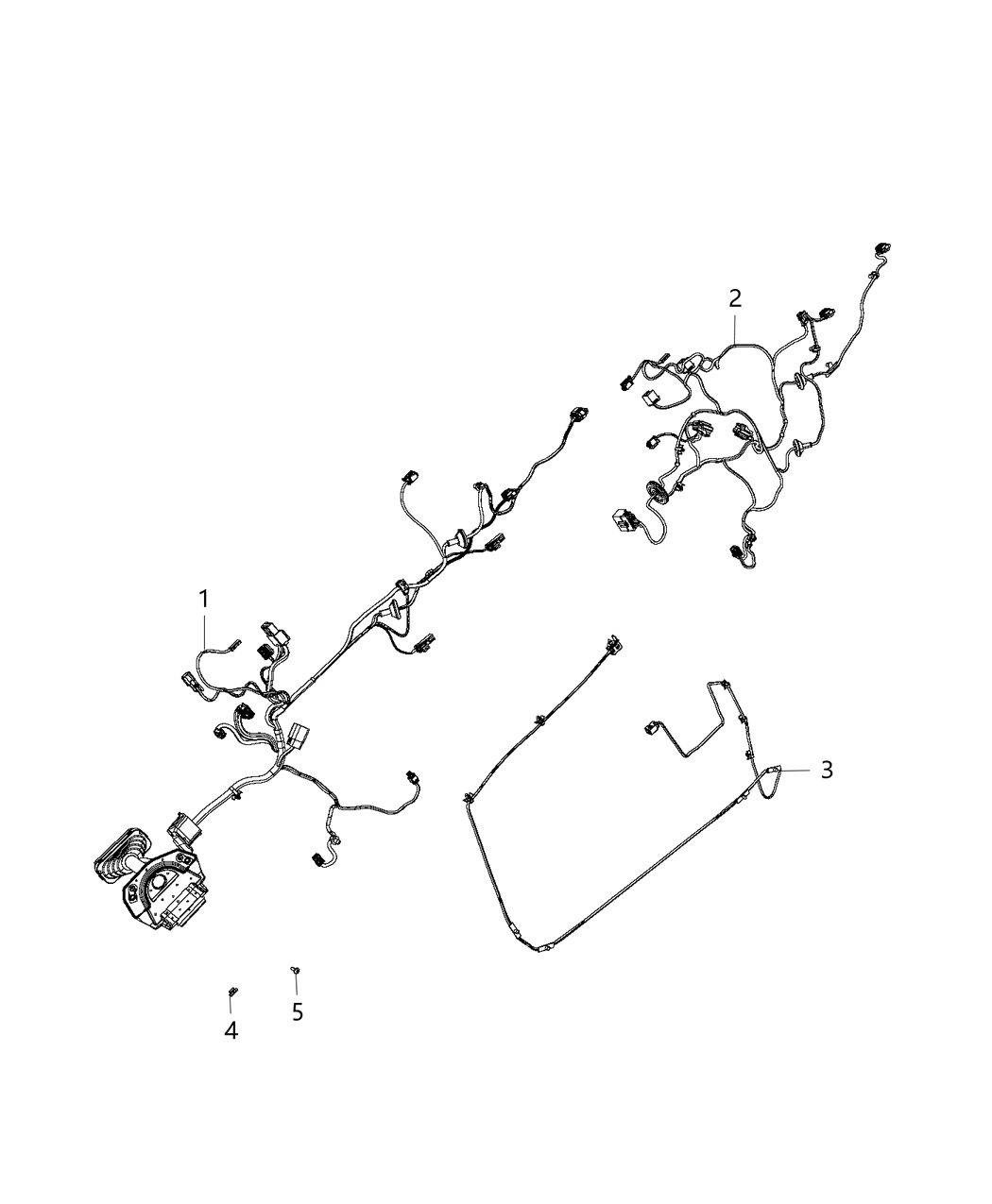Mopar 68235122AA Wiring Front Door