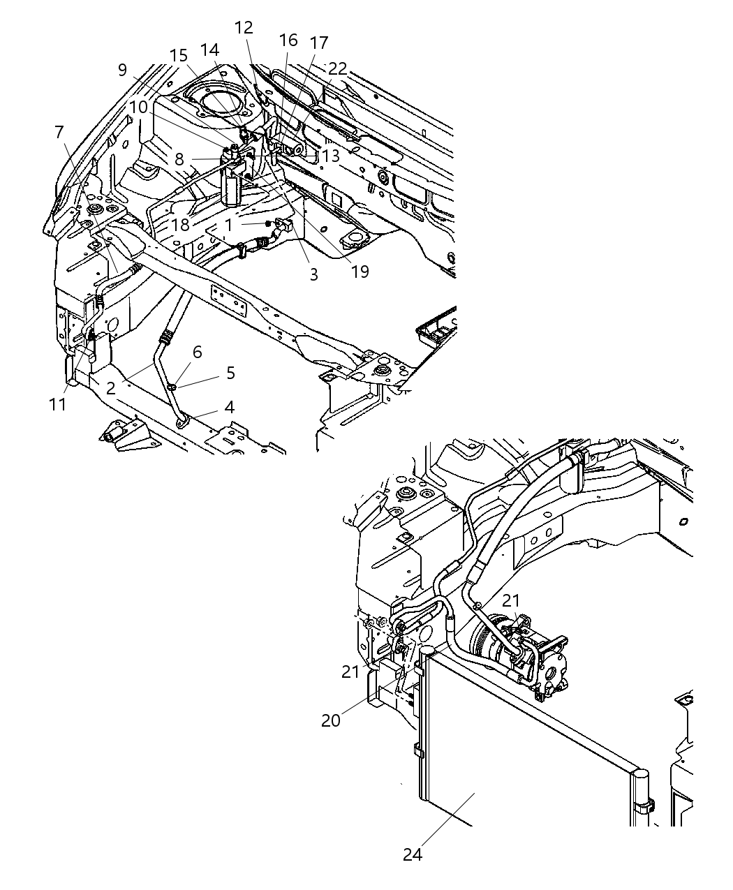 Mopar 5005211AE Line A/C Discharge