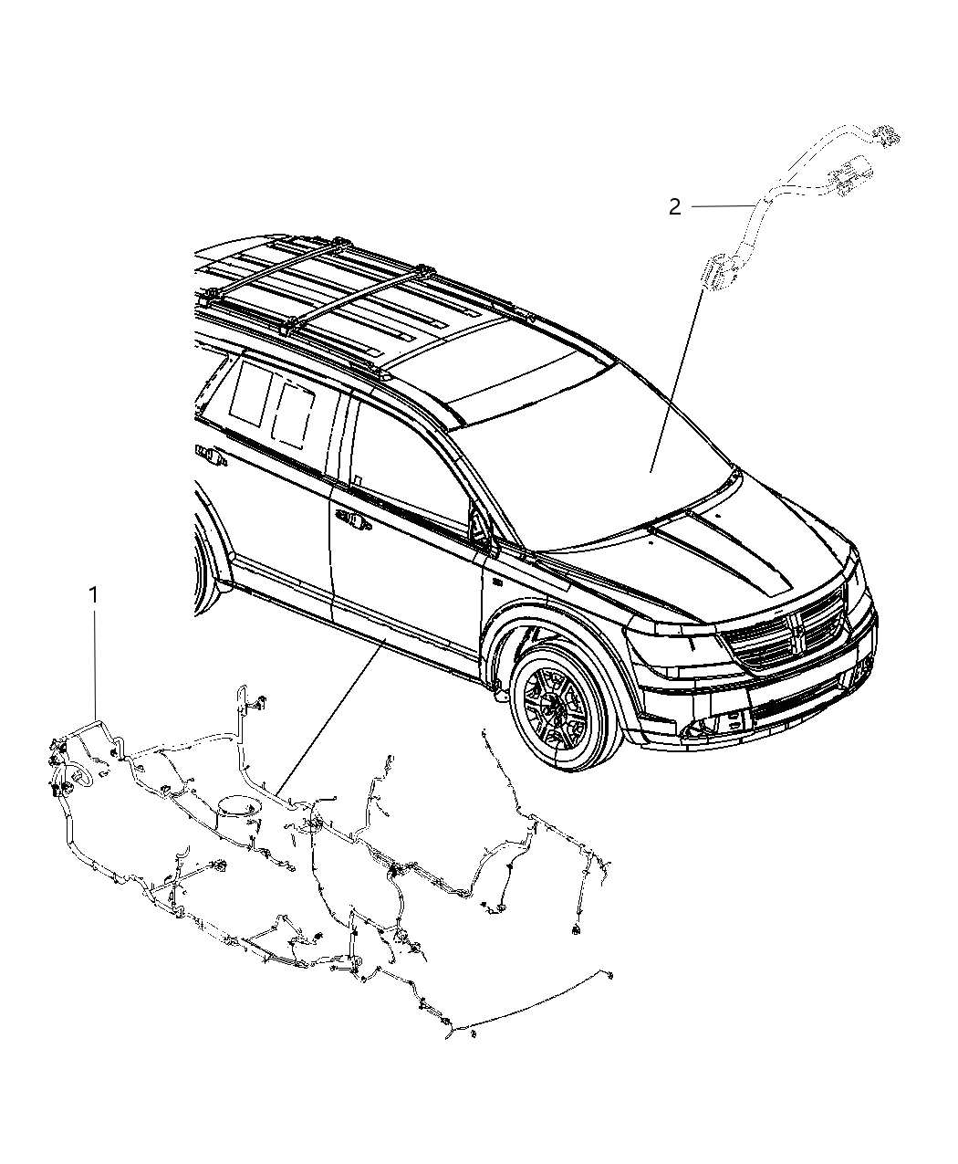 Mopar 68175344AB Wiring Unified Body