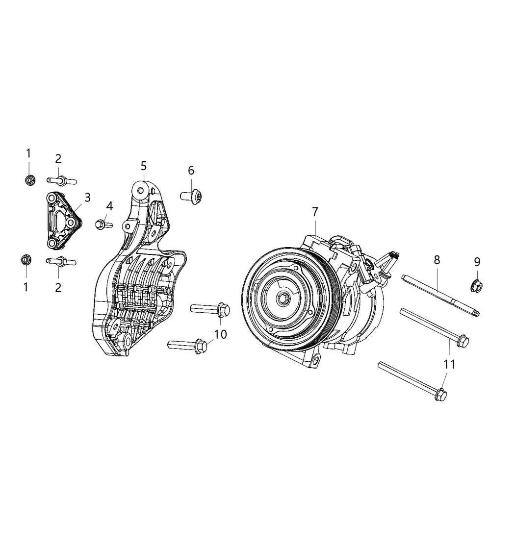 Mopar 68499414AA Stud Double Ended