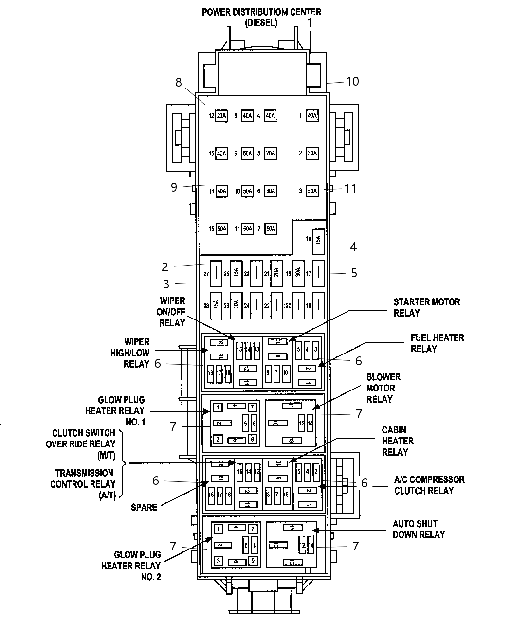 Mopar 5170021AA Cover Power Distribution Center