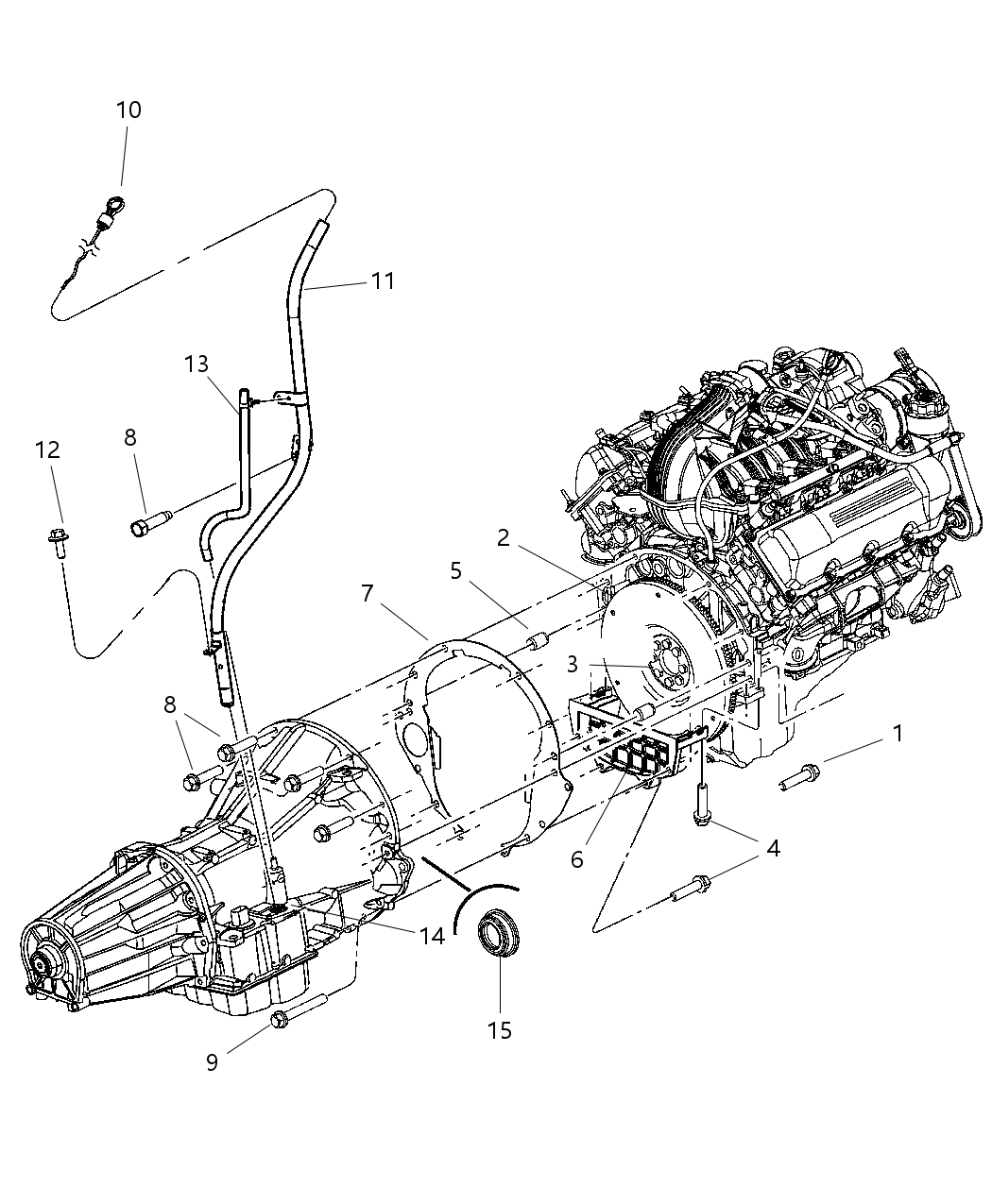 Mopar 53032839AA Tube Transmission Oil Filler