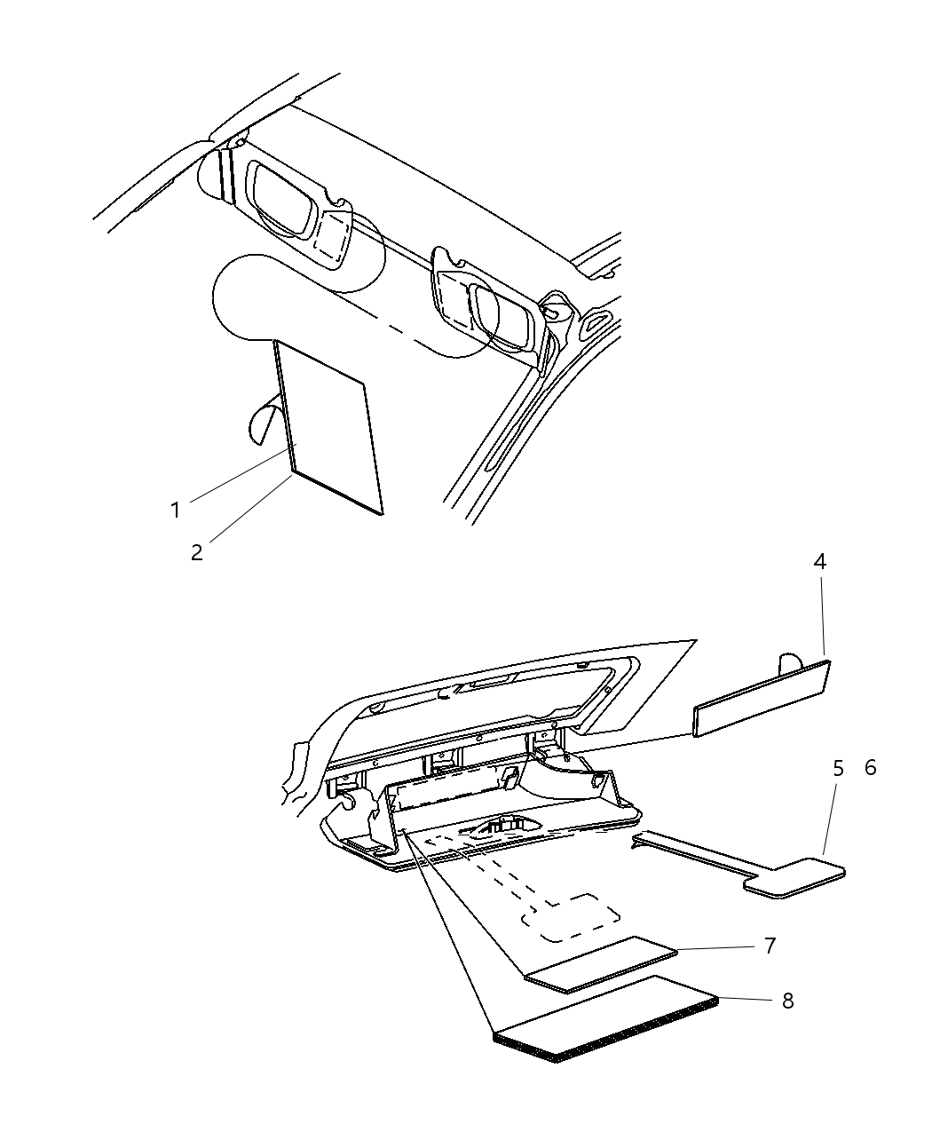 Mopar 5023538AA Label Air Bag Warning