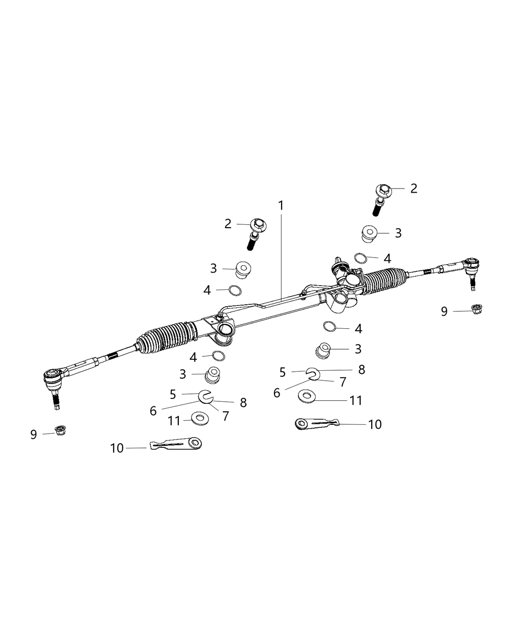 Mopar 6512197AA Washer Flat Round