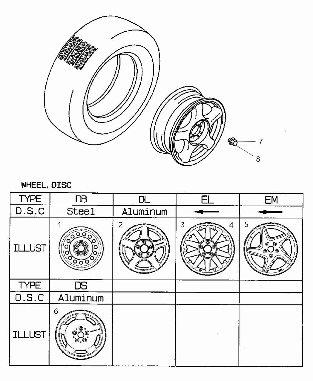 Mopar MR798351 Wheel Aluminum Type Elbow, Beige (M) , Aluminum, 17X6.5Jj