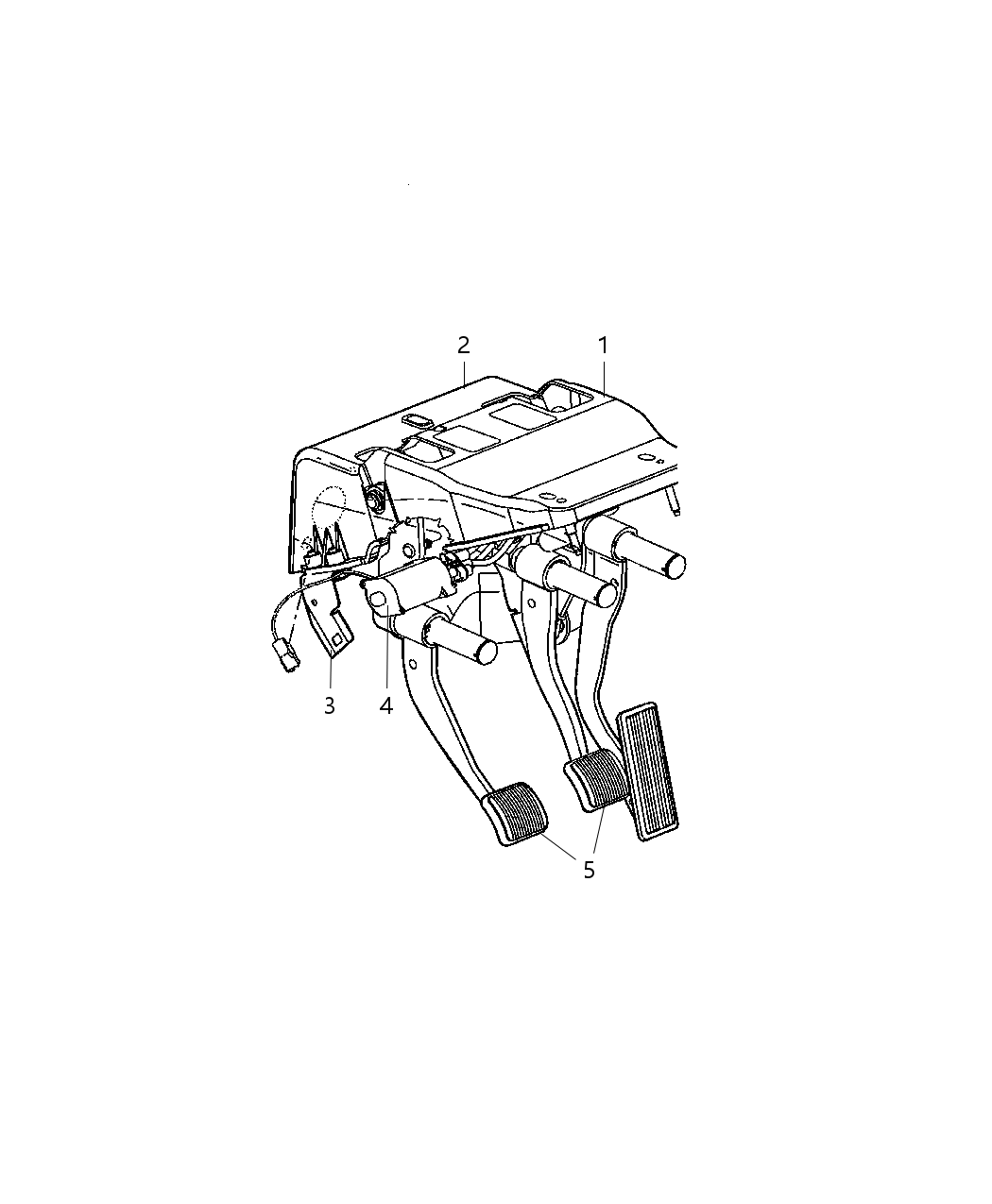 Mopar 52010188AC Motor And Cable Pedal