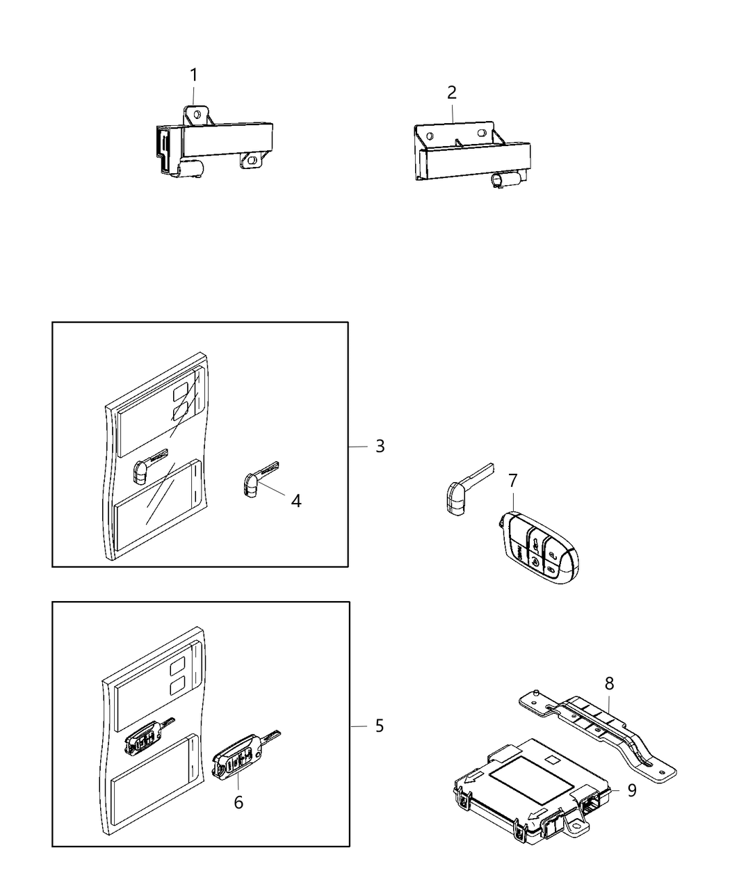 Mopar 68525973AA Ignition Immobilizer Module