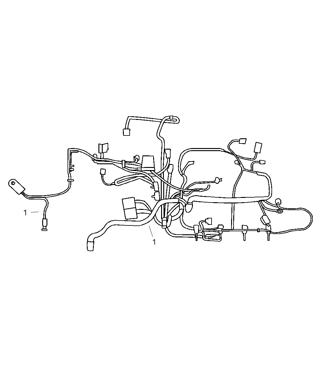Mopar 5013930AB Wiring Package Underhood Connector Repair Info