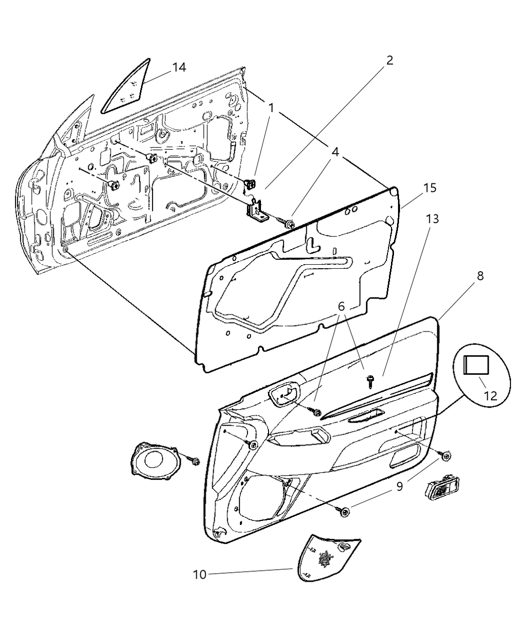 Mopar JK53SC8 Pull Pocket, Gray