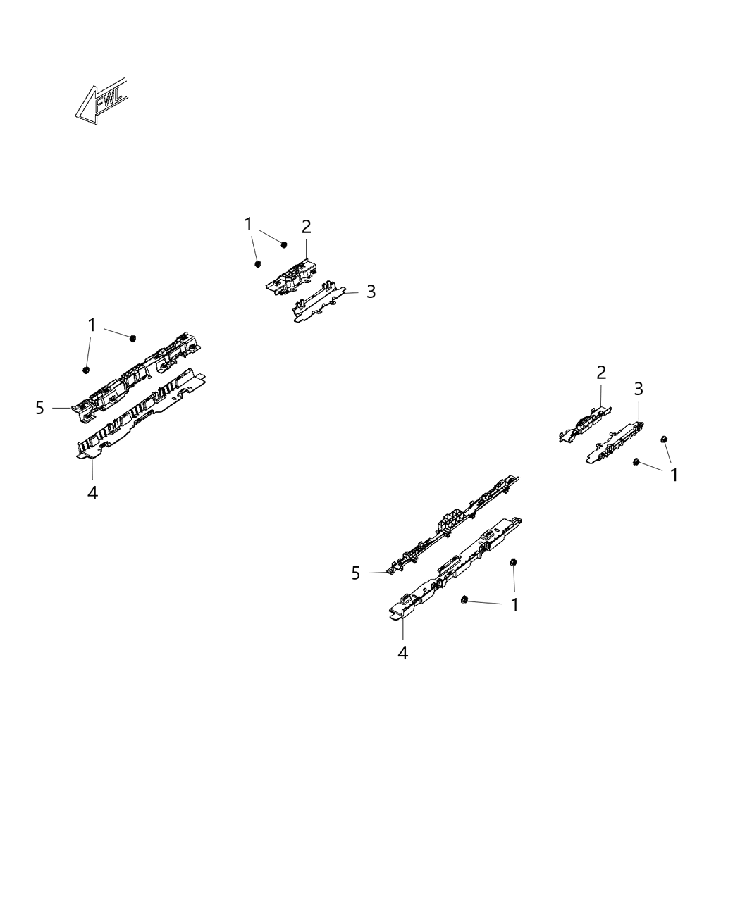 Mopar 68356780AB Trough Wiring