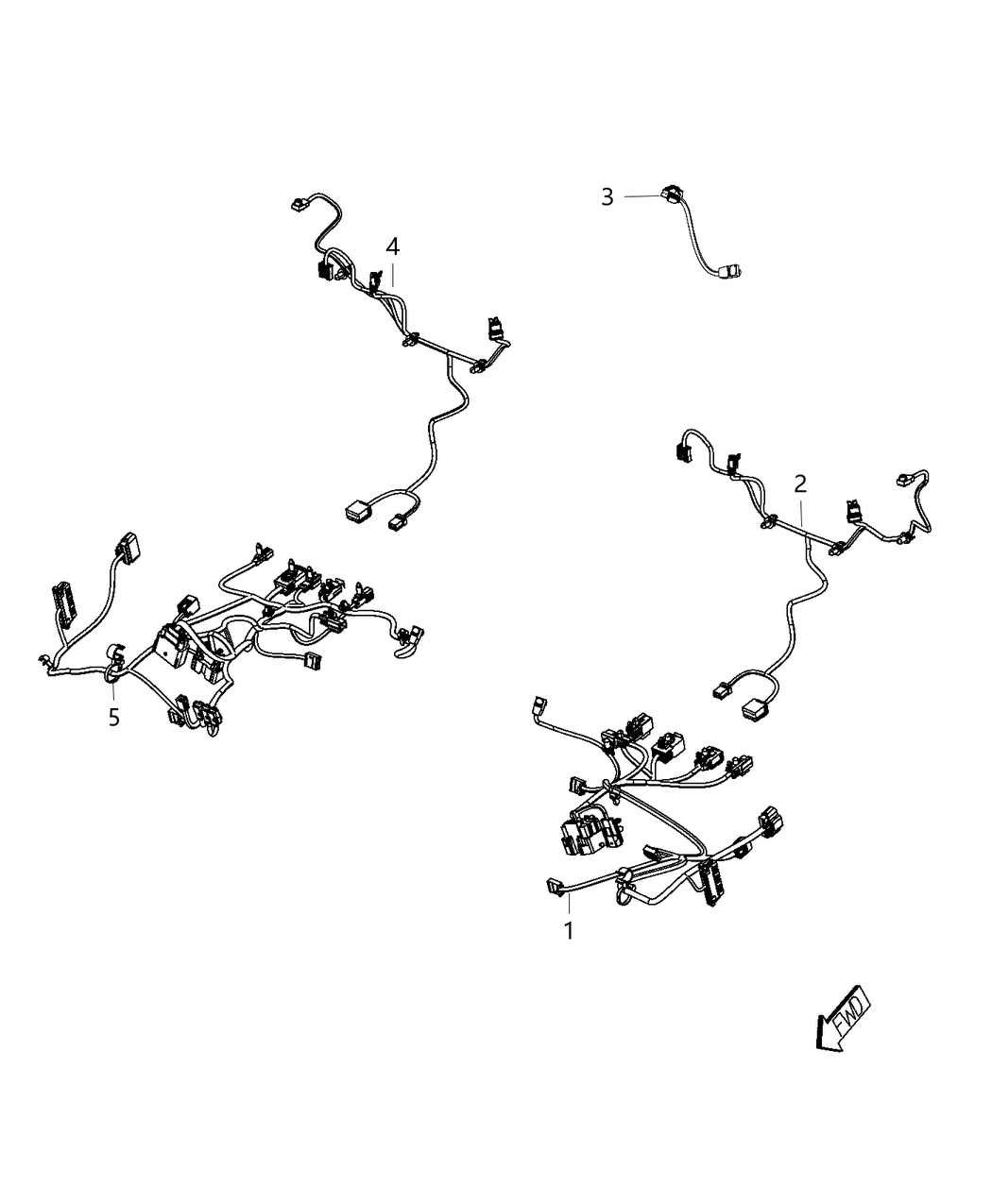 Mopar 68232329AA Wiring Power Seat