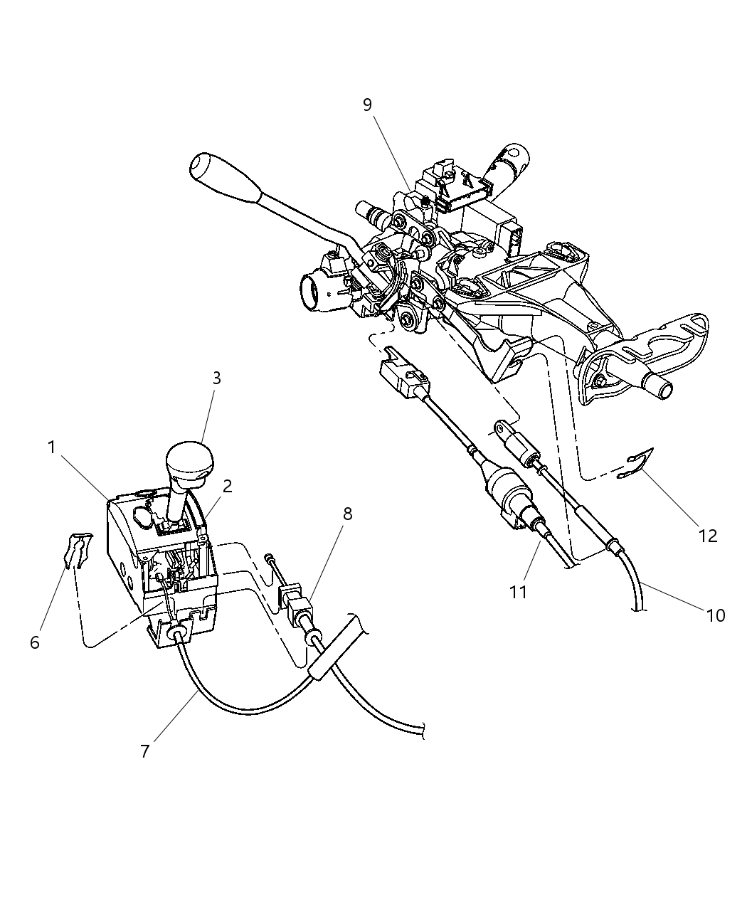 Mopar 4593203AF Gear Shift Assembly
