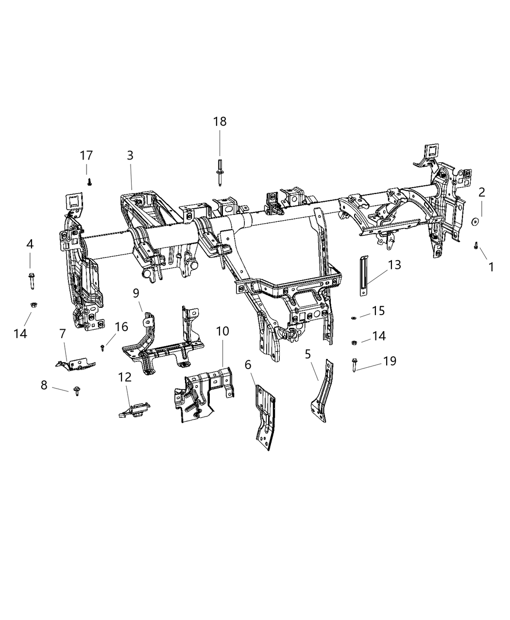 Mopar 68255423AA Washer Flat