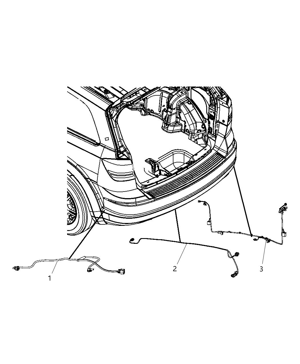 Mopar 5178314AB Wiring Rear Fascia