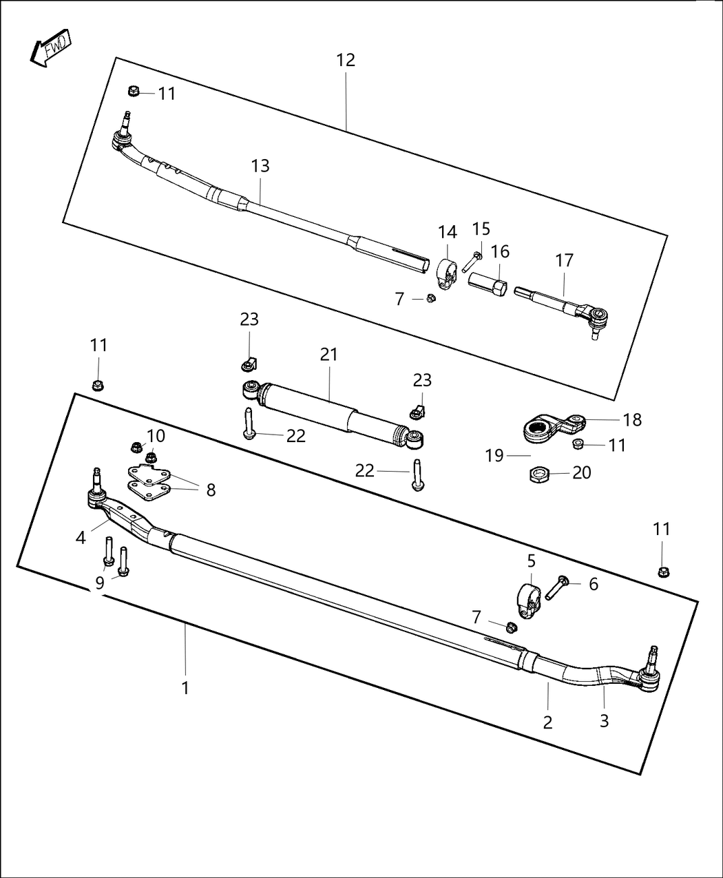 Mopar 5154993AA Bracket Damper