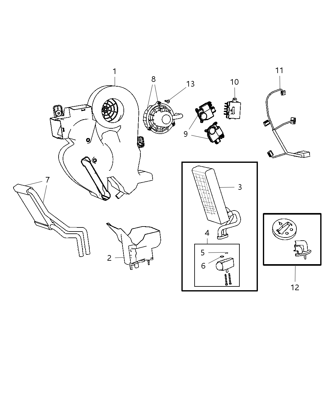 Mopar 68092708AA O Ring Expansion Valve