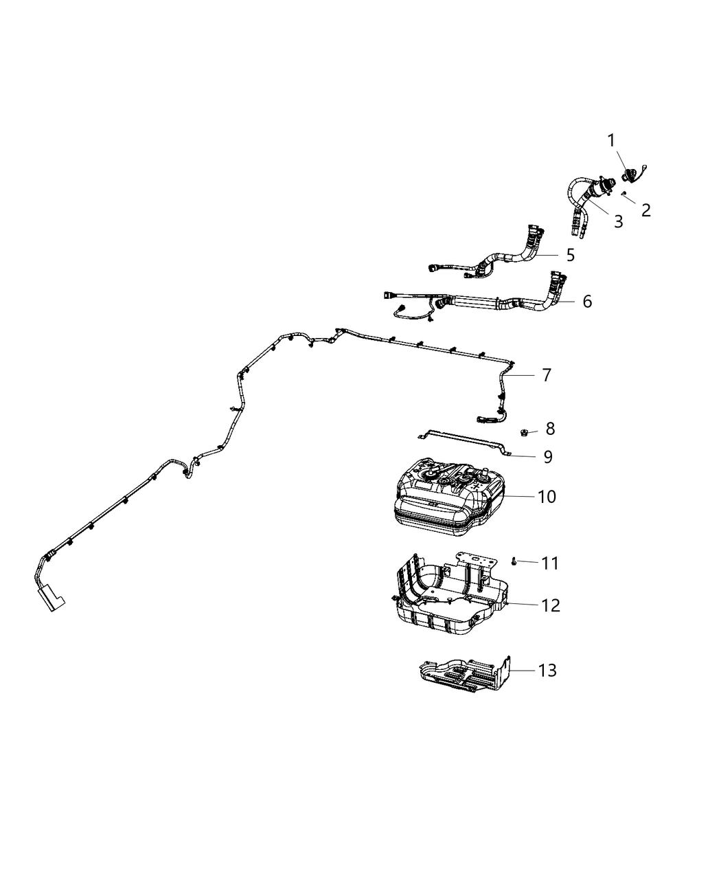 Mopar 68297713AB Tank Diesel Exhaust Fluid