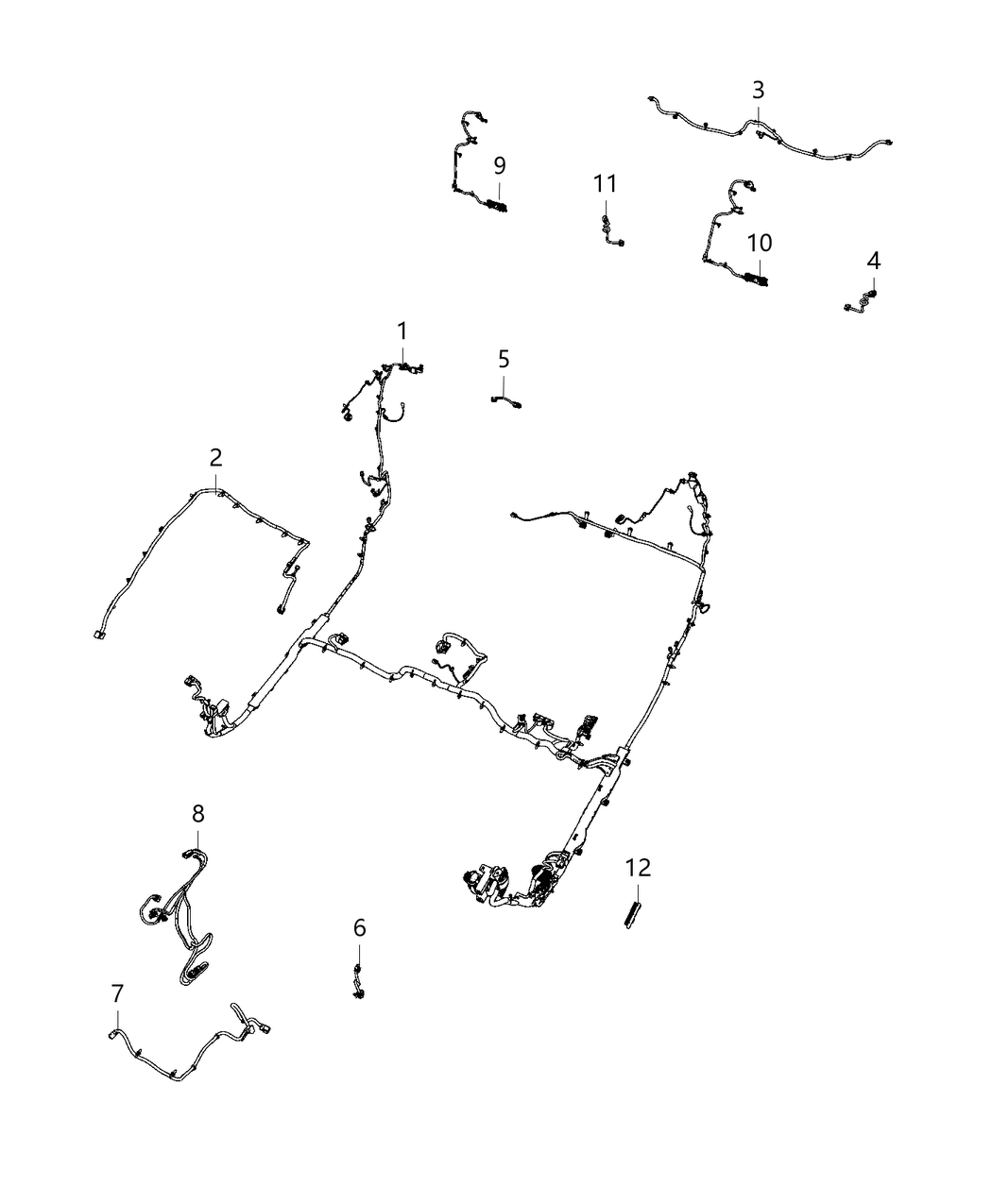 Mopar 68457640AA Wiring Body