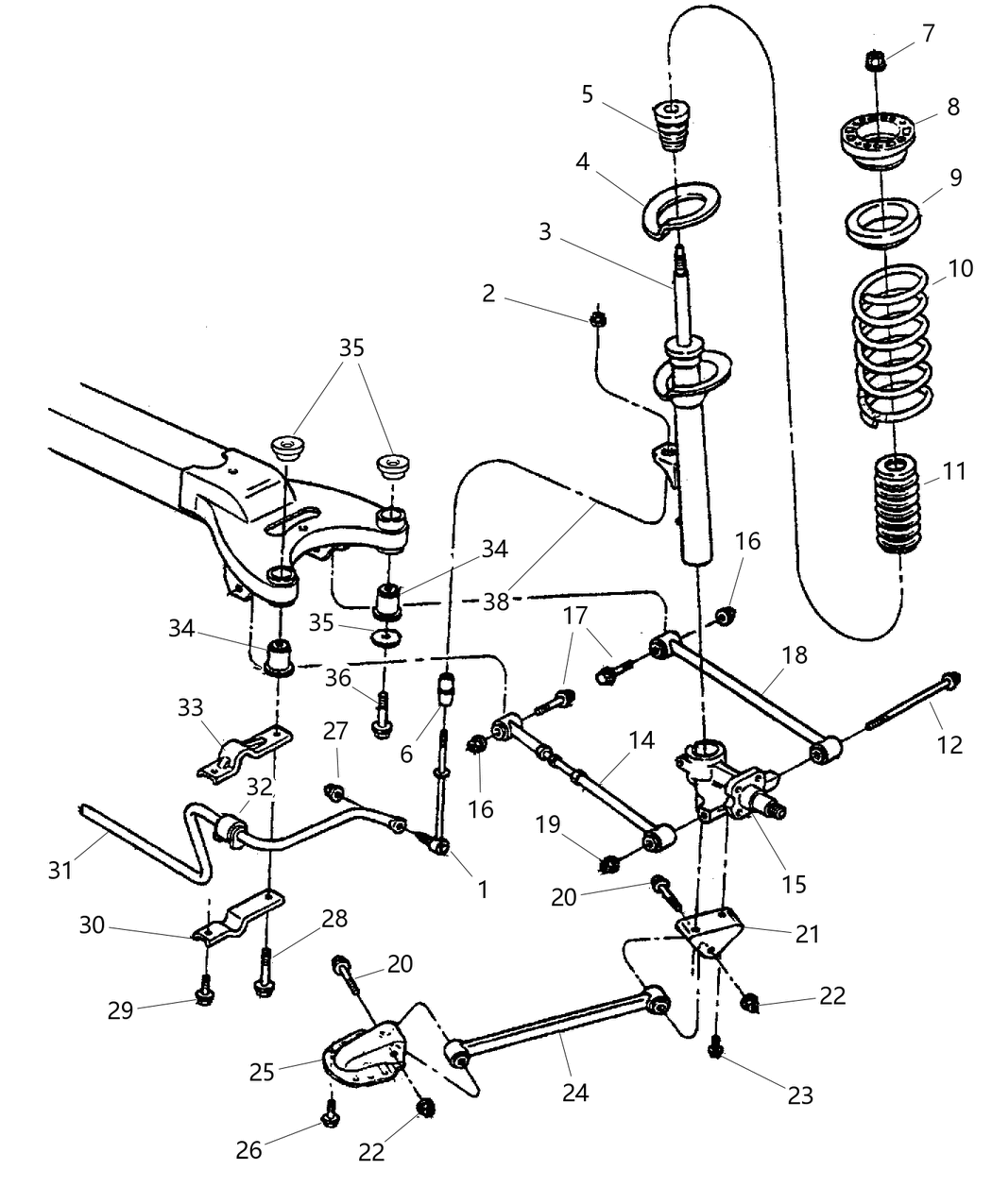 Mopar 4581248AC Link Lateral Control Without Adjustment
