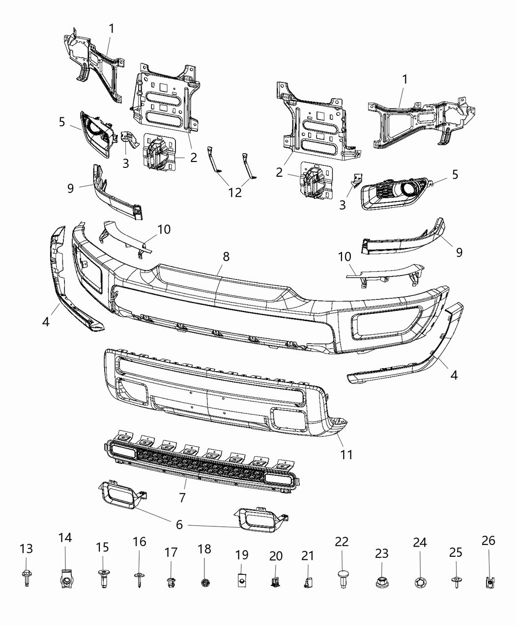Mopar 68293555AA Bolt Hexagon Head M4.2X20