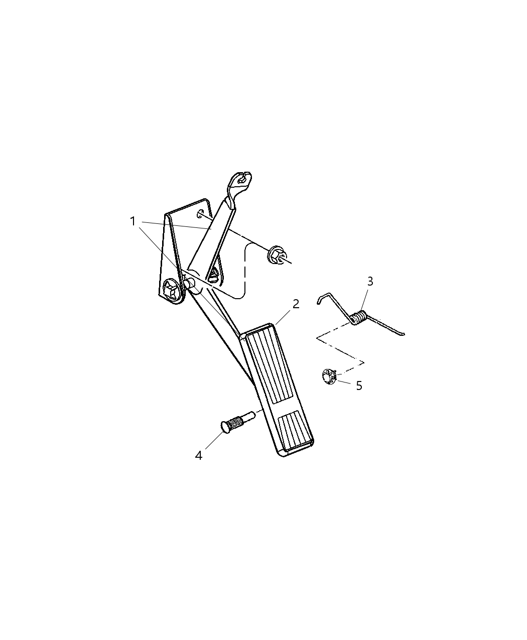 Mopar 53013527AB Pedal Accelerator