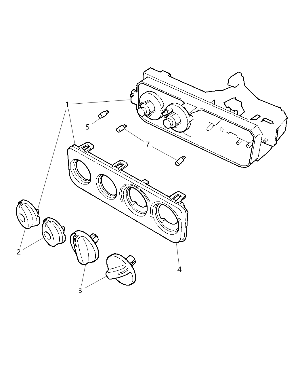 Mopar 4885595AA Cable Temperature Control