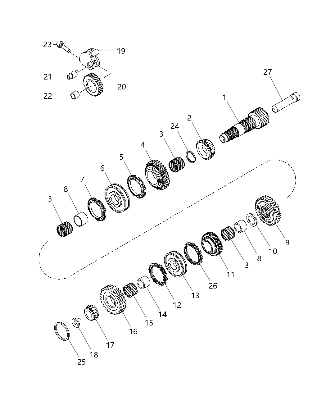 Mopar 68120360AA Gear Second