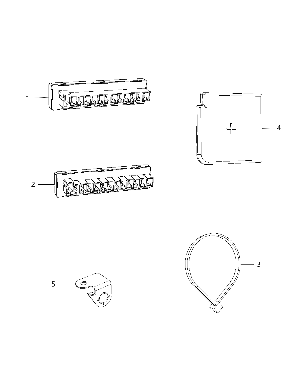 Mopar 68207793AA Cover Connector