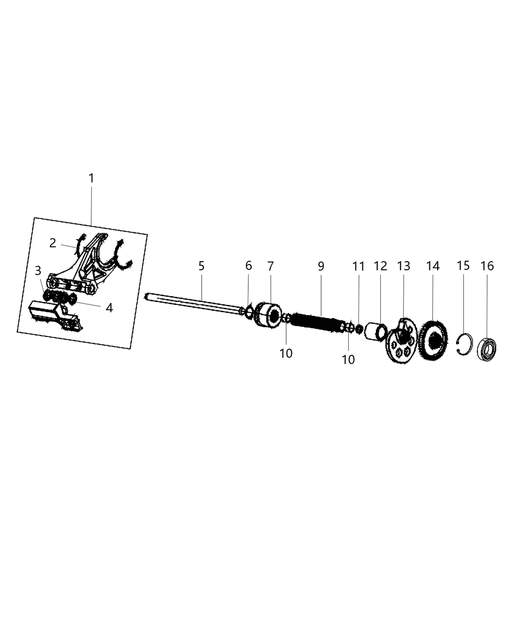 Mopar 68026929AB Barrel Shift Cam