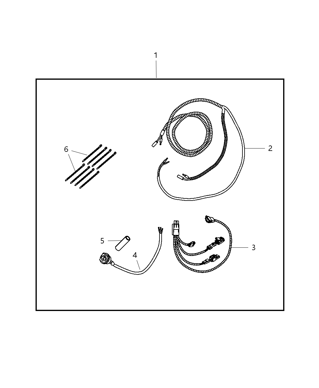 Mopar 82210507AC Wiring Kit Off Road