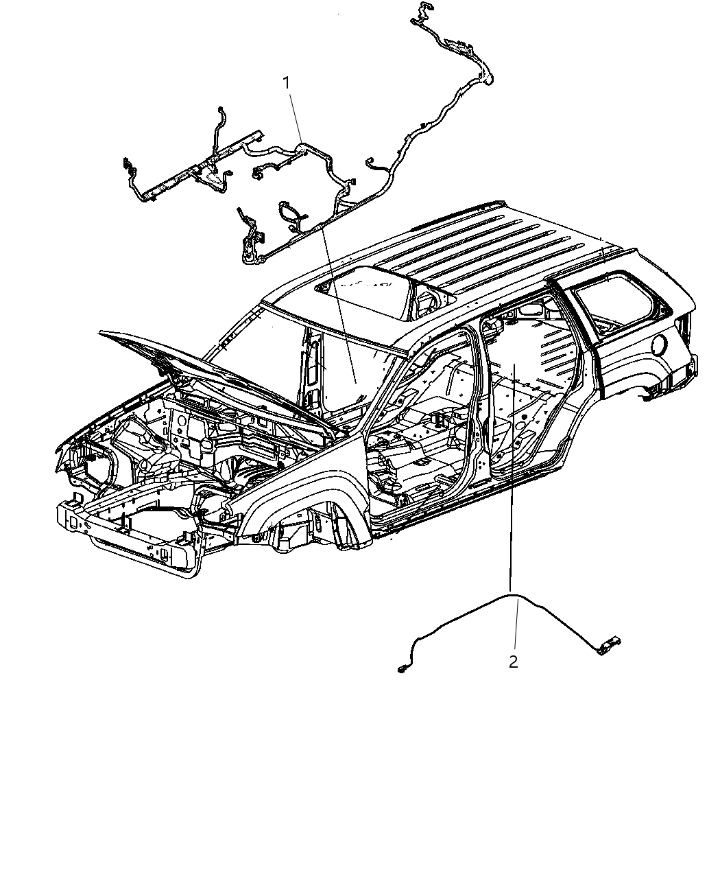 Mopar 68040052AC Wiring Body