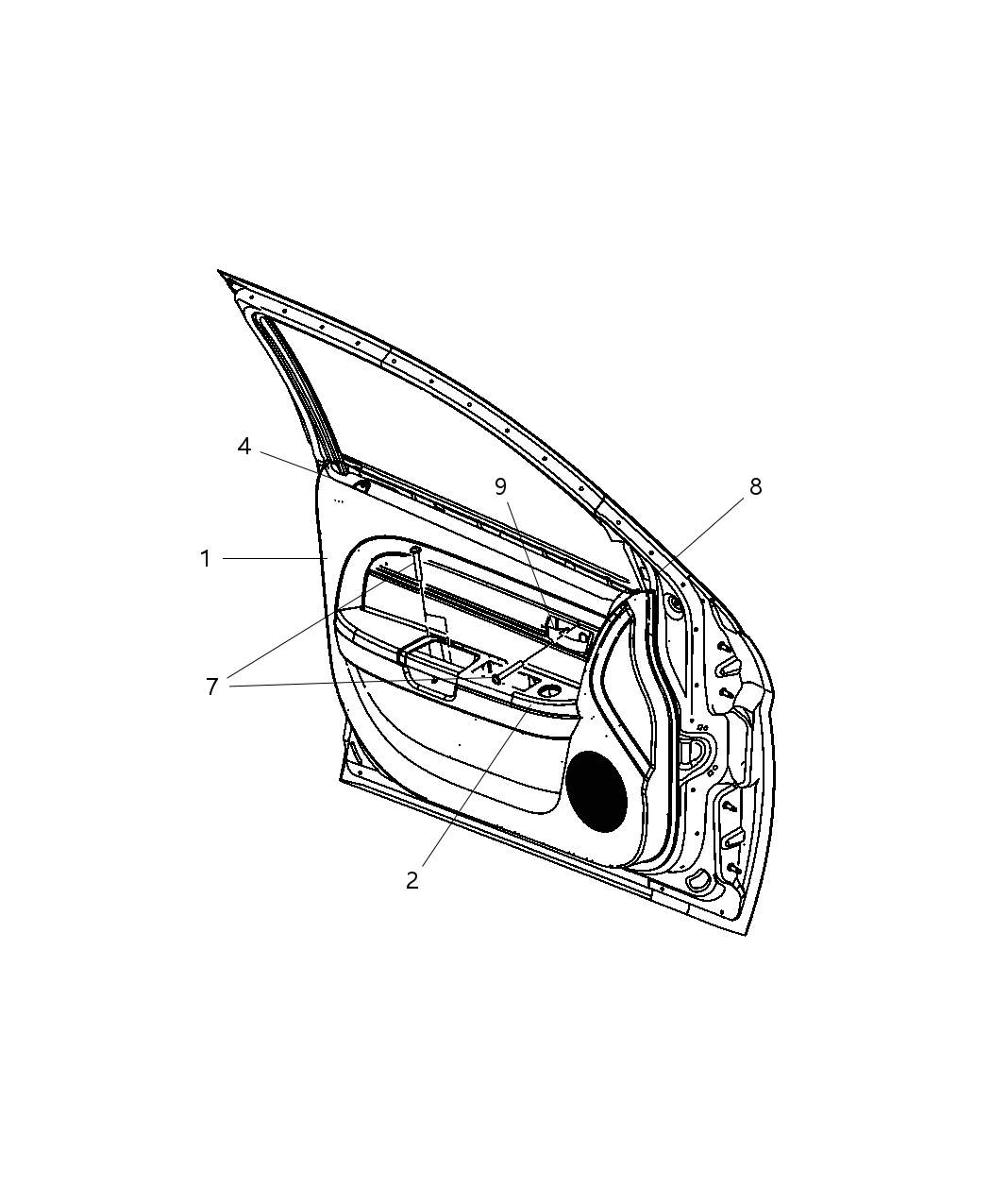 Mopar 1LK971DVAA Plug Door