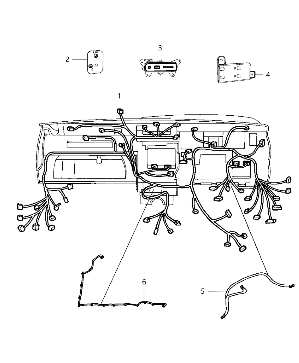 Mopar 68169888AA Bracket Mounting Star Connector