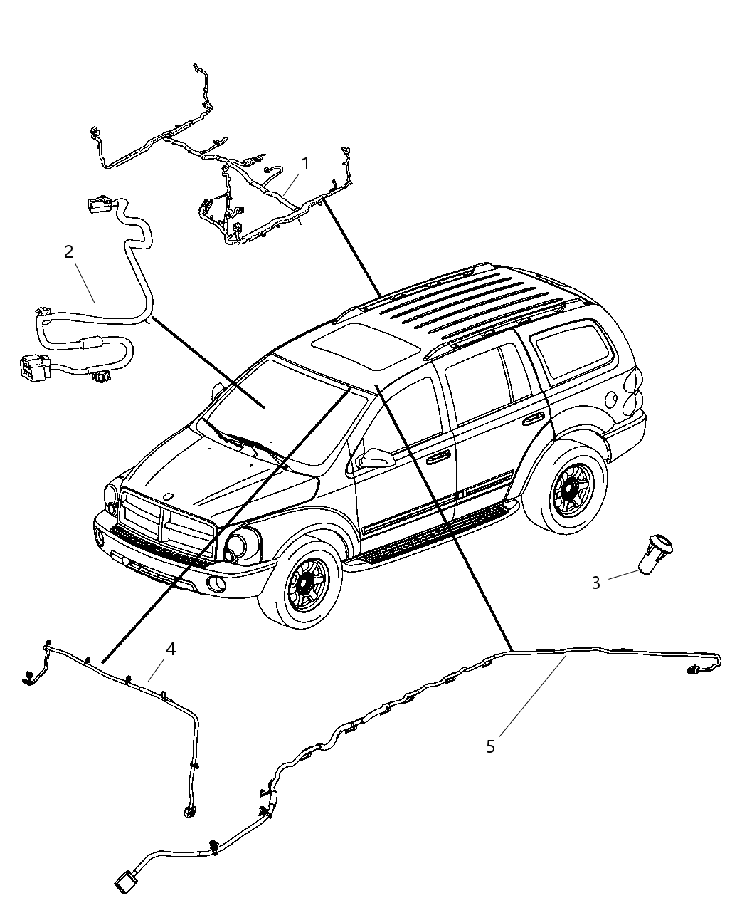 Mopar 68039812AB Wiring Body Interior