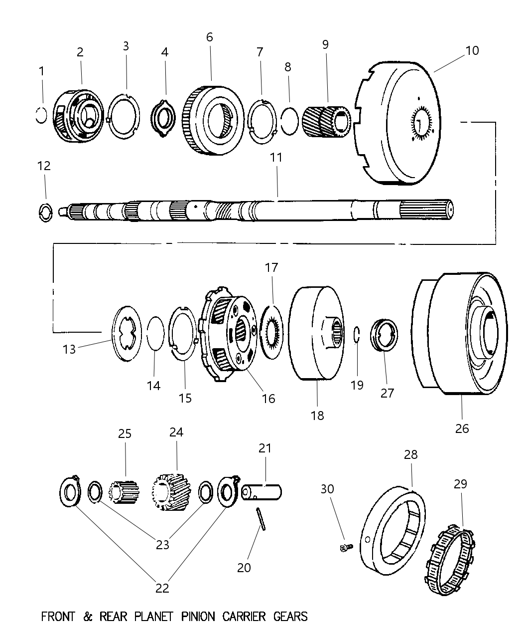 Mopar 4761012 Pinion Transmission Planetary