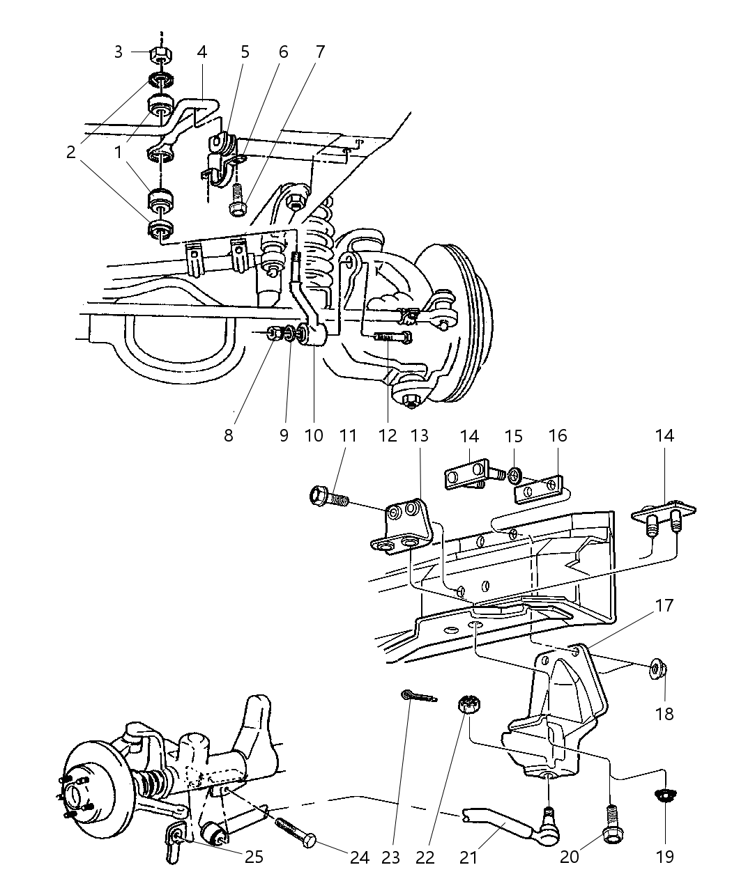 Mopar 52007121AC Track Bar Bracket