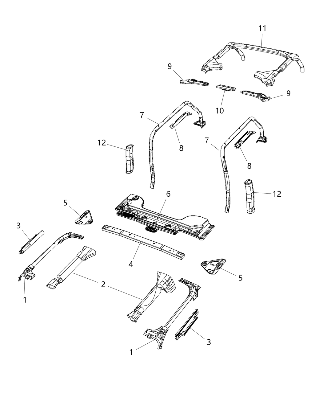 Mopar 6MM69DX9AA Cover Sport Bar