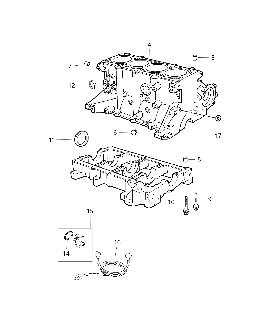 Mopar R0424847 Engine Long Block