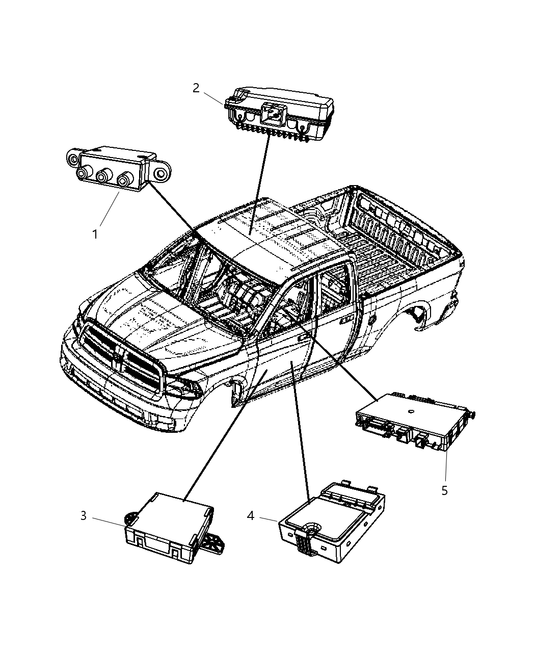 Mopar 4602984AE Module Heated Seat
