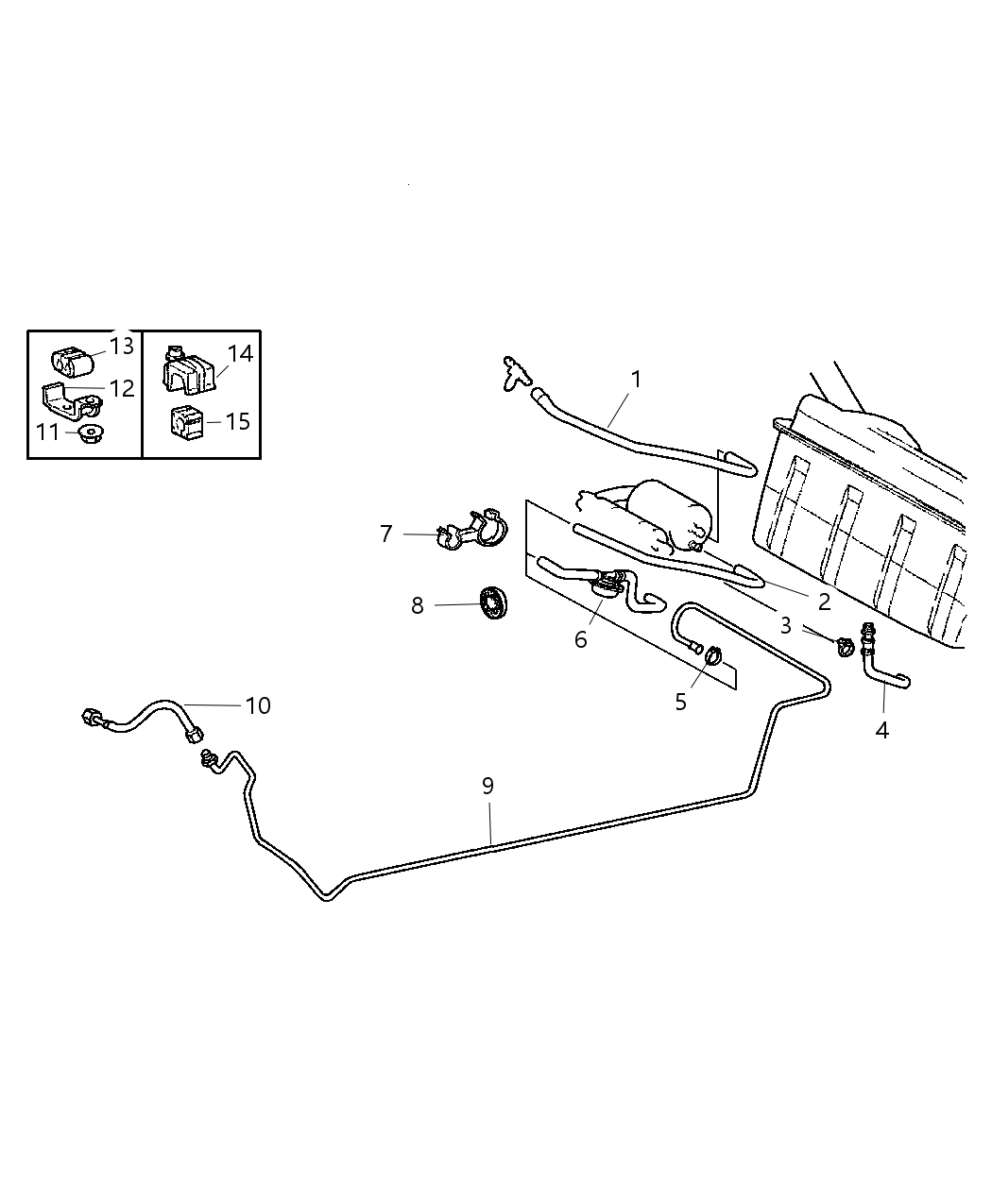Mopar 5098508AA Tube Fuel Supply